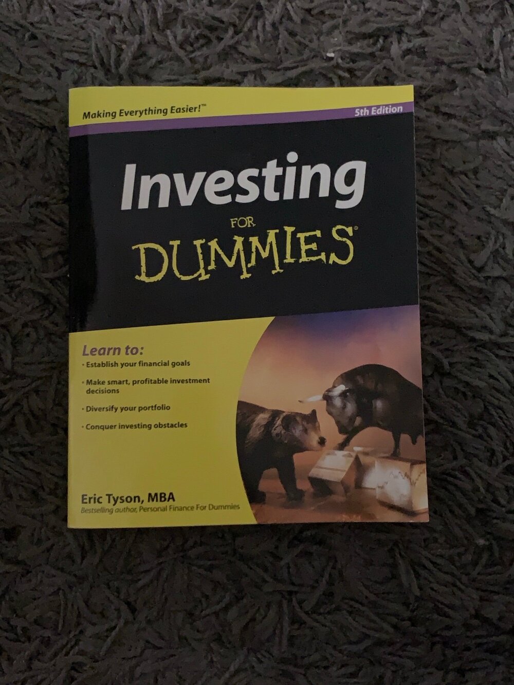 Investing for Dummies Book 5th Edition by Eric Tyson, MBA